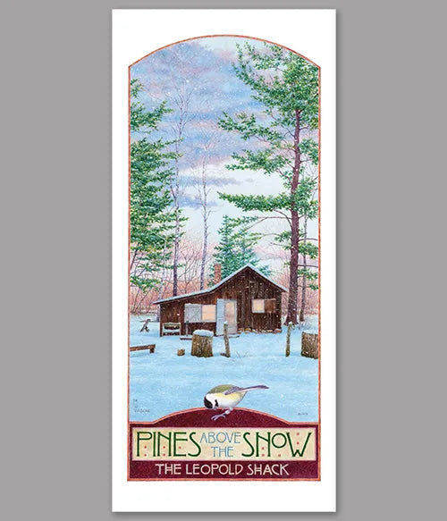 "Pines Above the Snow"  Art Print